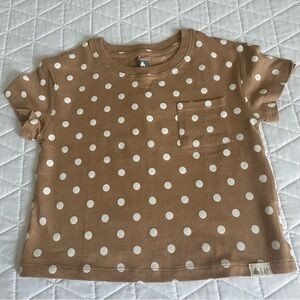 Brown Polka Dot T-Shirt